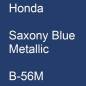 Preview: Honda, Saxony Blue Metallic, B-56M.